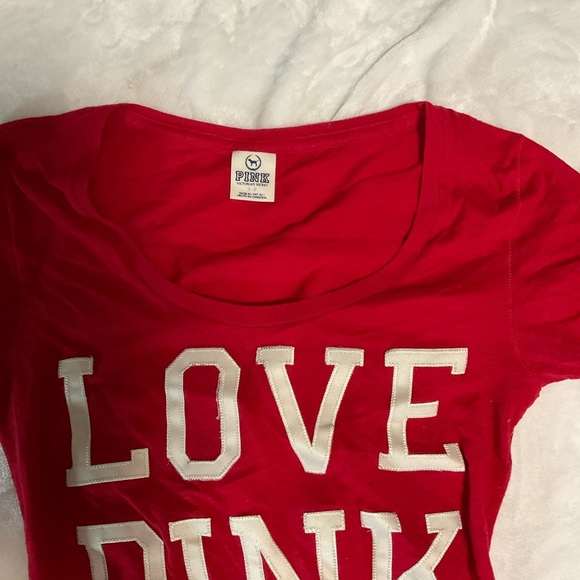 Rare PINK Victoria's Secret Red Pants Set - Picture 3 of 11